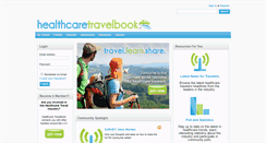 Desktop Screenshot of healthcaretravelbook.com